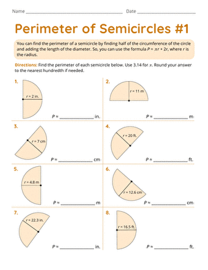 Perimeter of Semicircles #1