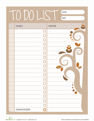 To Do List