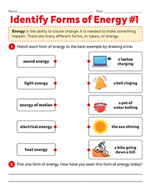 Identify Forms of Energy #1