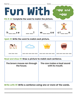Fun With -ou and -ow