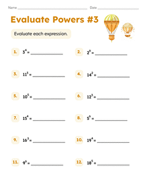 Evaluate Powers #3