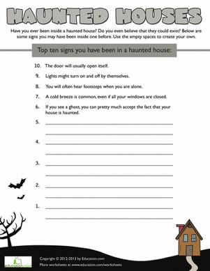 Signs of a Haunted House