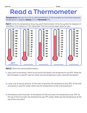 Read a Thermometer