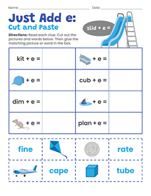 Just Add e: Cut and Paste