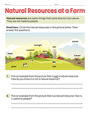 Natural Resources at a Farm