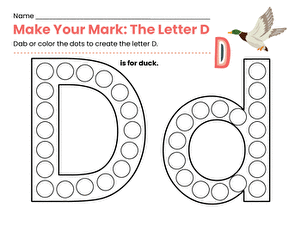 Make Your Mark: The Letter D