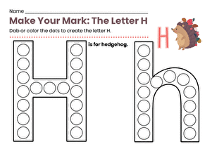 Make Your Mark: The Letter H