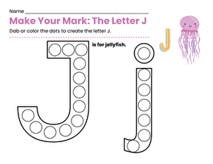 Make Your Mark: The Letter J