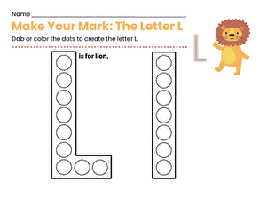 Make Your Mark: The Letter L
