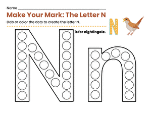 Make Your Mark: The Letter N