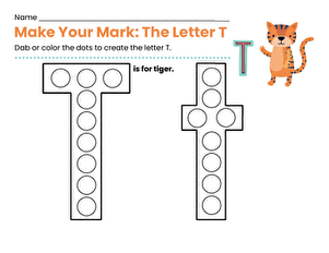 Make Your Mark: The Letter T