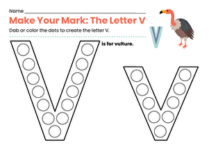 Make Your Mark: The Letter V