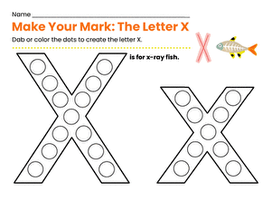 Make Your Mark: The Letter X