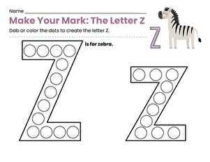 Make Your Mark: The Letter Z