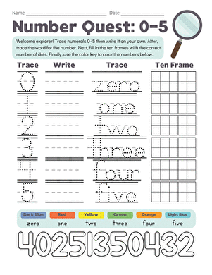 Number Quest: 0–5