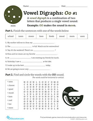 Vowel Diphthongs: "Oo"