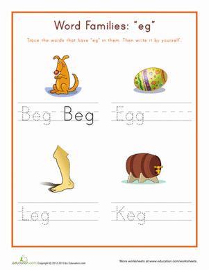 Words with "eg"