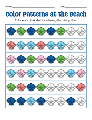 Color Patterns at the Beach
