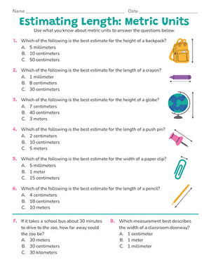 Estimating Length: Metric Units