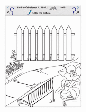Find the Objects: Letter A