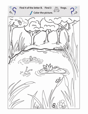 Find the Objects: Letter B