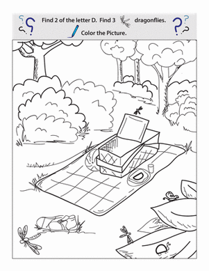 Find the Objects: Letter D