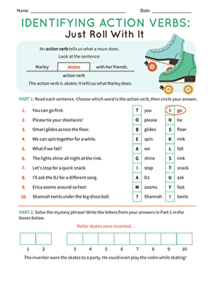 Identifying Verbs: Just Roll With It