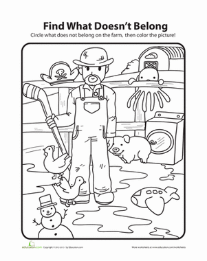 What Doesn't Belong: Farm