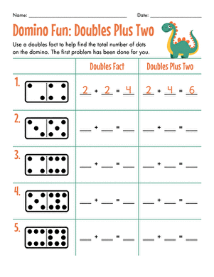 Domino Fun: Doubles Plus Two