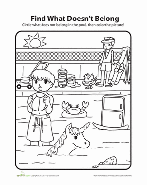 What Doesn't Belong: Swimming Pool