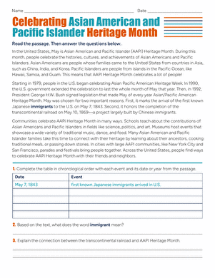 Celebrating Asian American and Pacific Islander Heritage Month