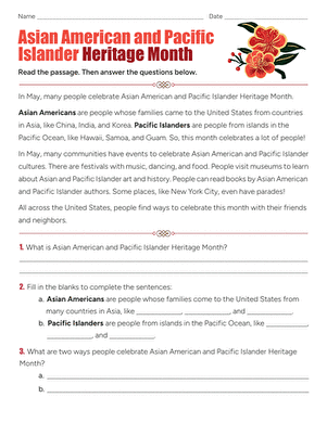 Asian American and Pacific Islander Heritage Month
