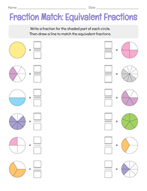 Fraction Match: Equivalent Fractions