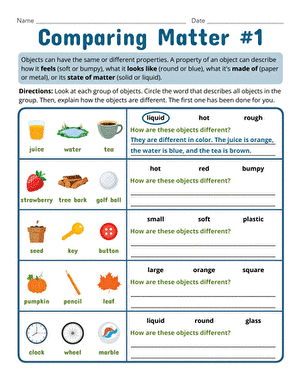 Comparing Matter #1