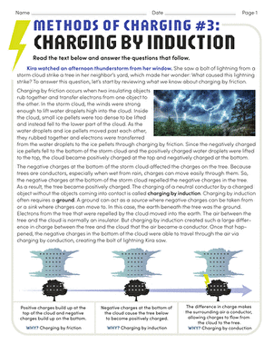 Methods of Charging Part 3: Charging by Induction