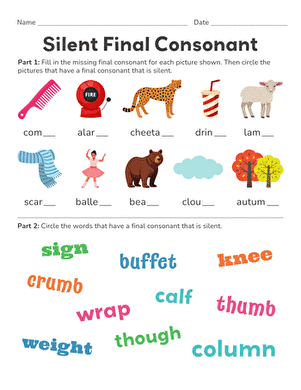 Silent Final Consonant