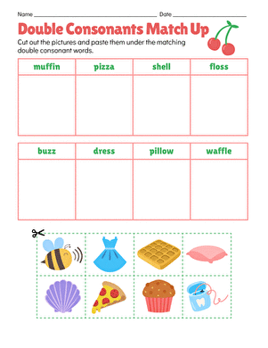 Double Consonants Match Up