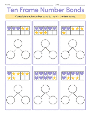 Ten Frame Number Bonds