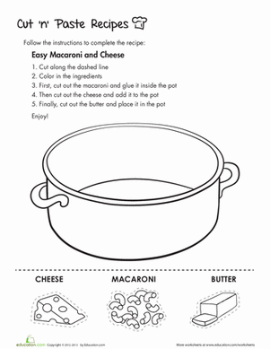 Paper Macaroni and Cheese