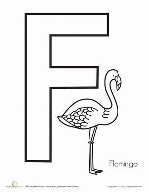 F is for Flamingo