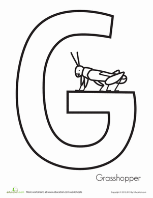 G is for Grasshopper