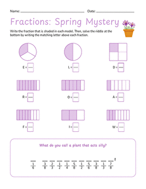 Fractions: Spring Mystery
