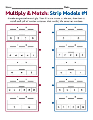 Multiply & Match: Strip Models #1