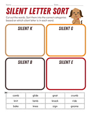 Silent Letter Sort