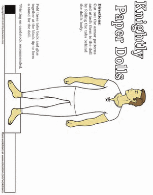 Knight Paper Doll