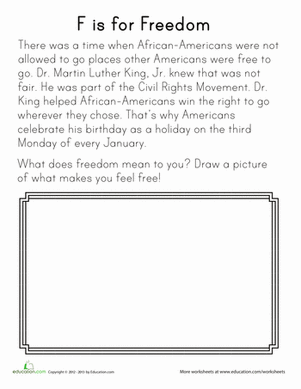 F is for Freedom