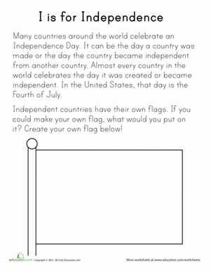 I is for Independence