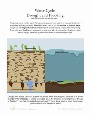 Drought and Flooding Writing Prompt