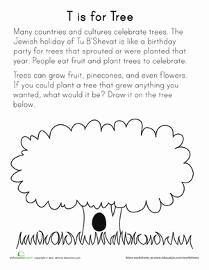 T is for Tree