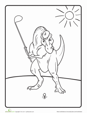Dinosaur Golf